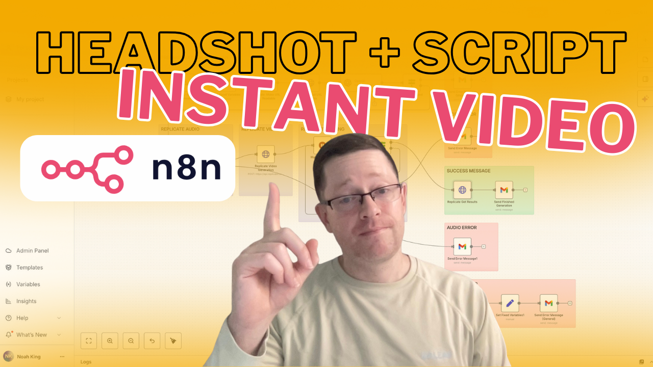 AI Talking Head Video Generator with n8n