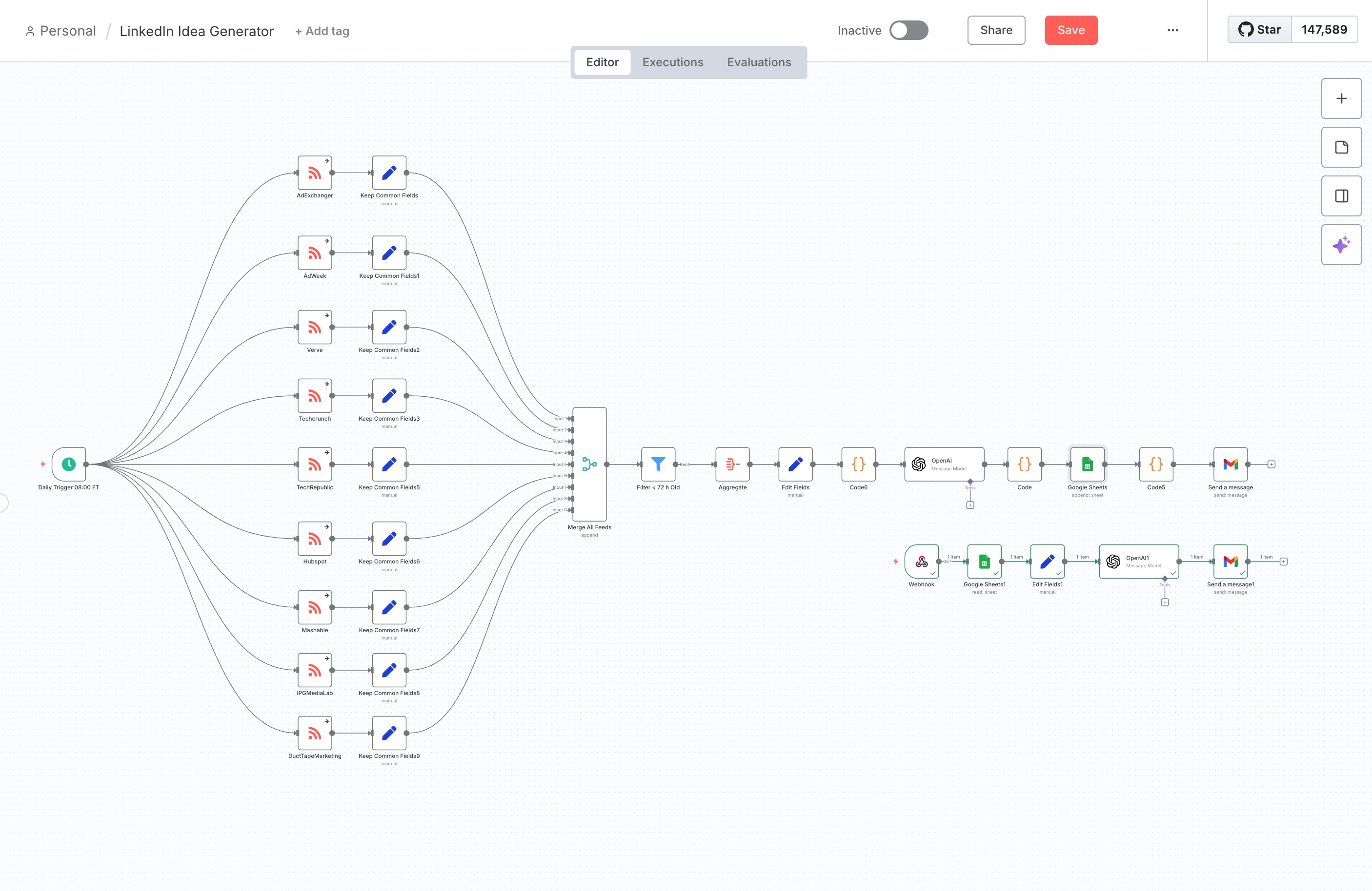 Screenshot of the final project build